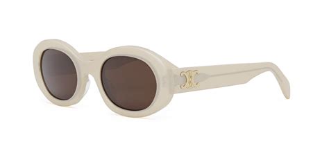 celine triomphe cl 40194u|Celine Triomphe CL40194U Oval Sunglasses .